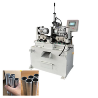 Machine à chanfreiner les tubes à double tête robuste, sans bavure, pour angles intérieurs et extérieurs