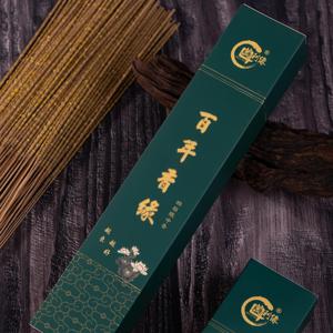 Bastoncini d'Incenso Naturali Eco-Friendly al Profumo di Pera e Legno di Sandalo, con Piccoli Simboli Auspiciosi, Aromi Religiosi - Product Image 1