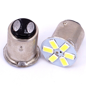 BAY15D P21/5W 6 W 5630 SMD 5730 6 del coche Led luz de la cola de señal <span class=keywords><strong>intermitente</strong></span> 12V blanco rojo 1157 <span class=keywords><strong>bombilla</strong></span> Led - Product Image 1