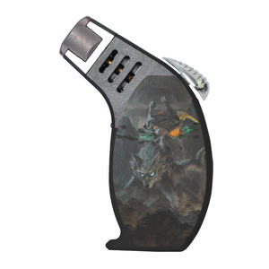 2025 Stylish Windproof Customized <b>Candle</b> Designs <b>Cheap</b> Wholesale Refillable Cigarette Slant Torch Lighters - Product Image 4