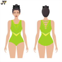 Justaucorps de gymnastique pour filles, léger, confortable, durable et extensible, pour la danse, la performance et l'entraînement, personnalisable