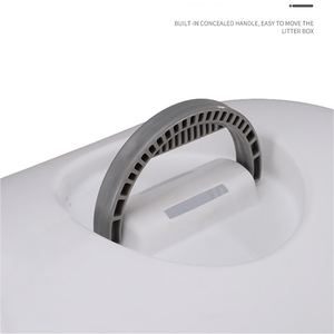 <b>Cat</b> <b>Litter</b> <b>Box</b> with Easy Clean Odor Control Closed Sand Container and Poop Shovel Economical Pet Toilet with Accessory - Product Image 2