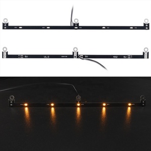 <span class=keywords><strong>Tamiya</strong></span> máy kéo 1/14 fh16xl 750 RC Phụ tùng xe hơi bên màu vàng 5V Ánh sáng vật liệu nhựa - Product Image 4