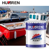 Peinture marine et pour bateaux Huaren, revêtement liquide époxy résistant aux intempéries, résistant à l'eau salée, résistant à la corrosion pour les bateaux de pêche