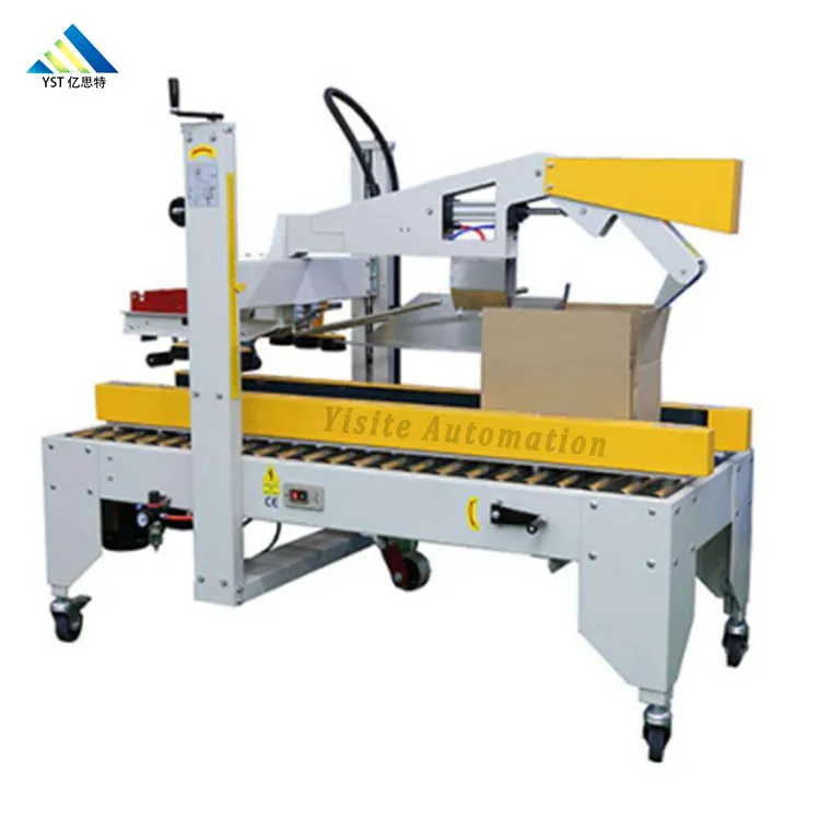 Automatic Vertical Former Tape Or Taping Sealer Sealing Box Carton Case Erector Strapping Machine