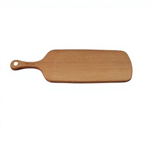 Plateau de service décoratif en bois personnalisé avec poignée, pour contact alimentaire, finition polie, écologique, usage résidentiel, fabriqué au Vietnam - Product Image 1