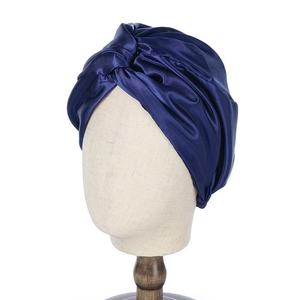 Bonnet de <span class=keywords><strong>nuit</strong></span> en <span class=keywords><strong>satin</strong></span> de soie coloré, véritable <span class=keywords><strong>satin</strong></span> croisé à plusieurs couches avec logo, accessoires, <span class=keywords><strong>turban</strong></span> en <span class=keywords><strong>satin</strong></span> pour femmes, bonnets indiens - Product Image 6