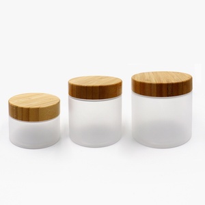 Offre Spéciale – Pot Cosmétique Rond Cylindrique en Plastique Ambré de 50 ml et 100 ml, Vide, pour Crème Visage et Soins de la Peau, avec Couvercle en Bambou - Product Image 4