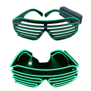 Colorful Light up <b>Shutter</b> LED Glasses Party Sunglasses for Nightclub Dance Stage Event Decoration Supplies - Product Image 3