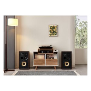 Mobile HI FI OSLO 800 Blanc et Chêne (80cm) NOROSVI80AWTOK - Product Image 3
