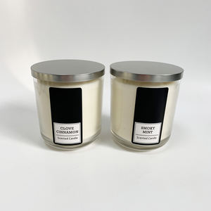 โหลเทียนแก้วฝ้าพร้อมฝาปิดสำหรับทำสมาธิเทียนหอมระเหยกลิ่นเมนสเตย์ - Product Image 6