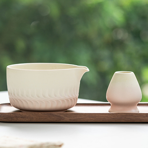 Service à thé en céramique de la dynastie Song résistant à la chaleur avec un design <span class=keywords><strong>japonais</strong></span>, origine Dehua, bol à matcha de niveau débutant pour la cérémonie du thé - Product Image 5