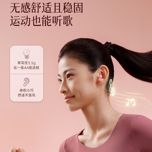 Wireless Mini Bluetooth Earphones Pink Type-C Charging Noise Canceling Call Music Support Reverse Charging 5.3 Bluetooth - Product Image 4
