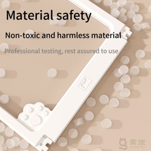 Recinto per Cani da Interno Moderno, Sicuro, Portatile, Impermeabile, in Plastica Semi-Trasparente, Nuovo Recinto Pieghevole Stabile per Animali Domestici - Product Image 6