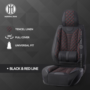 Funda de Asiento de Coche Premium Marcan, Ajuste Universal 360, Funda Completa Transpirable, Cojín para Asiento de Auto para Honda, Toyota, Benz - Product Image 5
