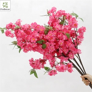 Ramas de Flores de Cerezo Artificiales de Alta Calidad de 94 cm, Flores de <span class=keywords><strong>Primavera</strong></span> de Seda en Blanco, Rosa, Amarillo y Azul - Product Image 2