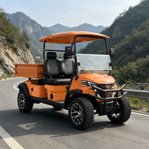 Carro de Golf Eléctrico de Lujo de 4 Plazas, 72V, con Batería de Litio, Todoterreno, Diseño Estándar DOT para Uso Personal y Utilitario - Product Image 3