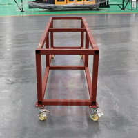 Table de travail en acier de haute qualité pour le traitement industriel de la pierre, modèle SPEEDONE JGZ-Q, surface peinte, étagères empilables