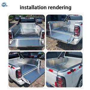 Forro para la Caja de Camionetas Pickup, Acero Inoxidable Deportivo, Antideslizante, Resistente al Desgaste, Fácil Instalación, Compatible con Autos <span class=keywords><strong>4x4</strong></span>, GMC, Isuzu, <span class=keywords><strong>Nissan</strong></span> - Product Image 6