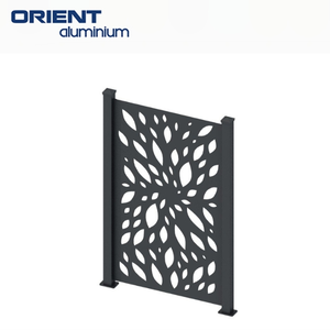 Écran décoratif <span class=keywords><strong>en</strong></span> aluminium artistique - Design complexe découpé au laser <span class=keywords><strong>pour</strong></span> la rénovation de la maison et les terrasses de café |   Compact - Product Image 3