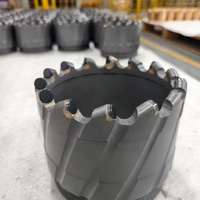 API certifié 45 #   Foret diamanté en carbure d'acier forgé PDC 1304, 1 pièce, haute efficacité pour forage géologique