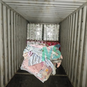 ผ้าเช็ดอุตสาหกรรมใยฝ้ายแท้ 100% ดูดซับน้ำได้ดี ผลิตจากผ้าฝ้ายสีอ่อนรีไซเคิล - Product Image 1