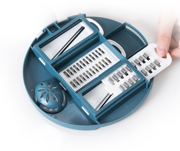 Многофункциональный измельчитель для овощей 12 в 1 ручная терка для ломтиков со сливной корзиной Сепаратор для яиц белого