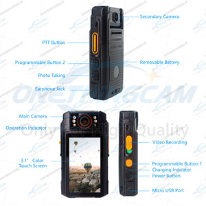 3.1inch Touch Screen IP68 Waterproof Level 3500mAh Large Battery 4G Full Network Body Worn <strong>Camera</strong> OTC-VT980 - Product Image 1