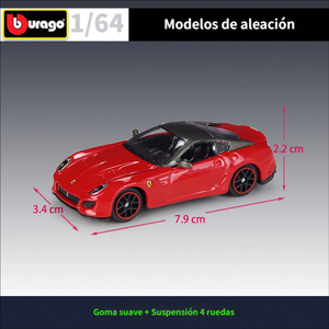 Bburago 1:64 Serie <span class=keywords><strong>Auto</strong></span> Sportive Italiane, Modellini in Metallo Pressofuso in Confezione Premium per Collezionisti, Regalo, Vendita all'Ingrosso - Product Image 2