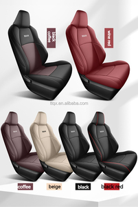 Auto-Sitzbezüge für <span class=keywords><strong>Toyota</strong></span> <span class=keywords><strong>RAV4</strong></span> 2019-2024 komplettsatz aus Leder kundenspezifisches Autozubehör wasserdichter Autositzschutz Leder