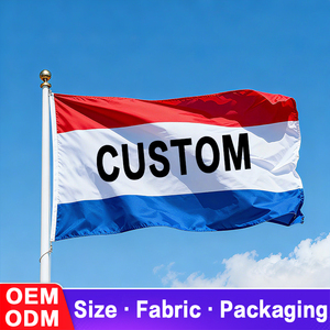 Флаг на заказ для спортивных мероприятий, двусторонний, с сублимационной цифровой печатью, 3x5 футов, для улицы, OEM и ODM, высокое качество - Product Image 1