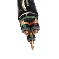 Kabel Daya 95mm 120mm 150mm 185mm 240mm kabel lapis 3Core Harga kabel konduktor tembaga tegangan sedang PVC/XLPE terisolasi