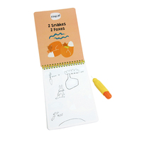 Livre de coloriage magique à l'eau avec stylo, sans salissures, pour tout-petits, pages en carton épais, fabricant en gros
