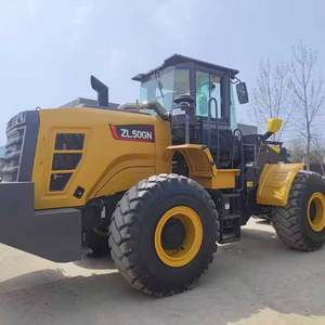 Chargeuse sur pneus ZL50GN, capacité de charge de 5 tonnes, chargeuse frontale robuste, godet de 3,0 m3, moteur Weichai WD10, machine de construction prête à l'emploi - Product Image 2