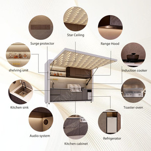 Cocina Modular para Exteriores, Barbacoa de Acero Inoxidable con 4 Quemadores de Gas, Moderna y Ecológica para Uso en Exteriores - Product Image 4