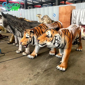 Fournisseur chinois de tigres animatroniques mécaniques en résine grandeur nature pour aires de jeux extérieures, avec contrôle automatique, certification ISO, à vendre - Product Image 5