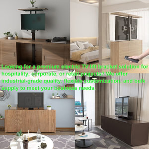 Nuovo <span class=keywords><strong>Supporto</strong></span> <span class=keywords><strong>TV</strong></span> Elettrico 2026 da 32-70 Pollici con Altezza Regolabile e Telecomando, Sollevatore <span class=keywords><strong>TV</strong></span> Automatico - Product Image 2