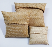 Boîte cadeau en bambou naturel de petite taille, forme carrée, vente en gros personnalisée