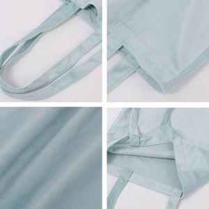 Bolsa de Compras Ecológica Reutilizable, Bolsa de Compras Personalizada con Letras, Bolsas de Terciopelo Grandes - Product Image 4