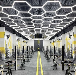 Luces LED de detalle de panal Hexagonal para sala de exposición de automóviles a prueba de agua automotriz estación de belleza cuidado taller lámpara enlazable - Product Image 5