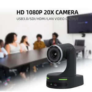 Fokus otomatis 18x20x1080p ip konferensi video poe 4k ruang konferensi ptz sdi kamera ndi hx 20x