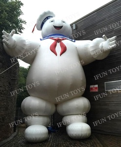 Inflable de Halloween de Ghostbusters, Hombre de Malvavisco <span class=keywords><strong>Stay</strong></span> <span class=keywords><strong>Puft</strong></span>, Tela Oxford, Ventilador Incorporado, 12 pies de Altura, para Publicidad de Eventos - Product Image 6