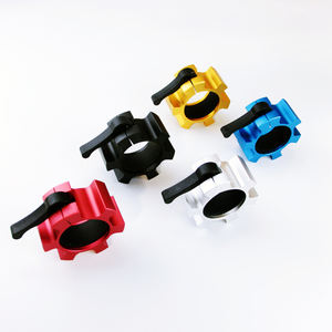 Haute Qualité 50mm Coloré En Aluminium Barbell Colliers Haltérophilie Barbell Clips Pinces - Product Image 1
