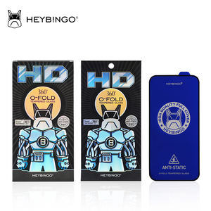 Ensemble de protection d'écran anti-rayures en verre trempé <span class=keywords><strong>10</strong></span> en 1 HD 9H 2.5D pour téléphones mobiles iPhone 15 16 Pro Max - Product Image 2