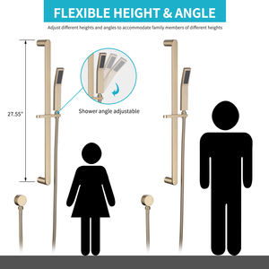 Accessoires de carrelage de salle de bain, Ensemble lavabo et <span class=keywords><strong>douche</strong></span>, Siège de toilette en céramique, Robinet de cuisine, Caméra espion intégrée, Panneau de lavabo, Mitigeur de baignoire - Product Image 3