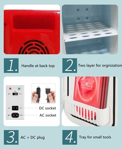 <span class=keywords><strong>Mini</strong></span> Refrigerador Eléctrico Portátil <span class=keywords><strong>de</strong></span> 6L para Auto, Hogar y Camping, Bajo Ruido, Control por Aplicación, Compatible con Idioma Francés, Ahorro <span class=keywords><strong>de</strong></span> Energía - Product Image 2
