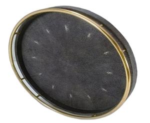 Bandeja de Servicio de Alta Calidad de la Marca Daphoco, Fabricada 100% a Mano con Imitación de Piel de Cangrejo, Logotipo Personalizado, Tamaño Personalizado, para Hogar, Hotel/Restaurante - Product Image 2