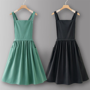 Grembiule Personalizzato per Negozio di Tè al Latte, Uso Domestico e Professionale, Uniforme da Lavoro per Catering, Abbigliamento Professionale per Donne, Nuovo Stile 2026 per Cucina - Product Image 2