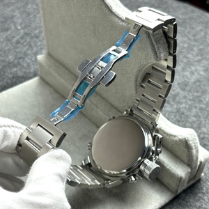 Nouvelle montre mécanique de luxe à la mode, montre pour hommes d'affaires, bracelet en nylon et cuir, style sportif, double luminescence, boîtier en acier inoxydable - Product Image 3