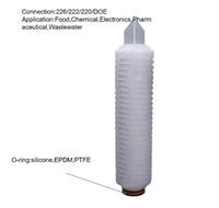 Filtre à membrane en nylon 6,6 de qualité stérile 0,1 micron 10 pouces 20 pouces pour la filtration d'encre